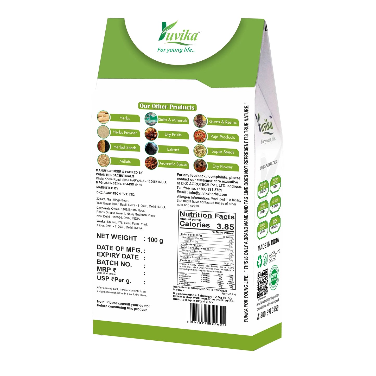 Brahmi Booti Powder Benefits