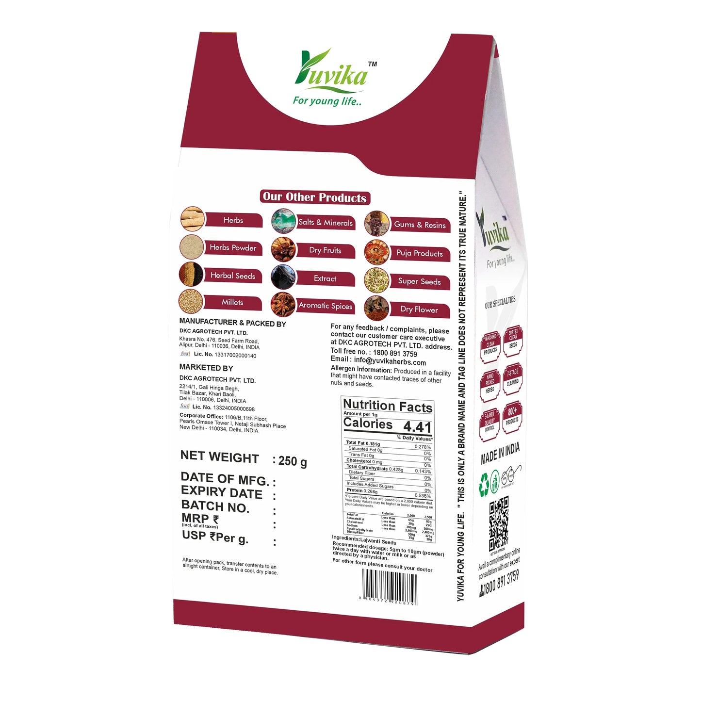 Lajwanti Seeds Benefits