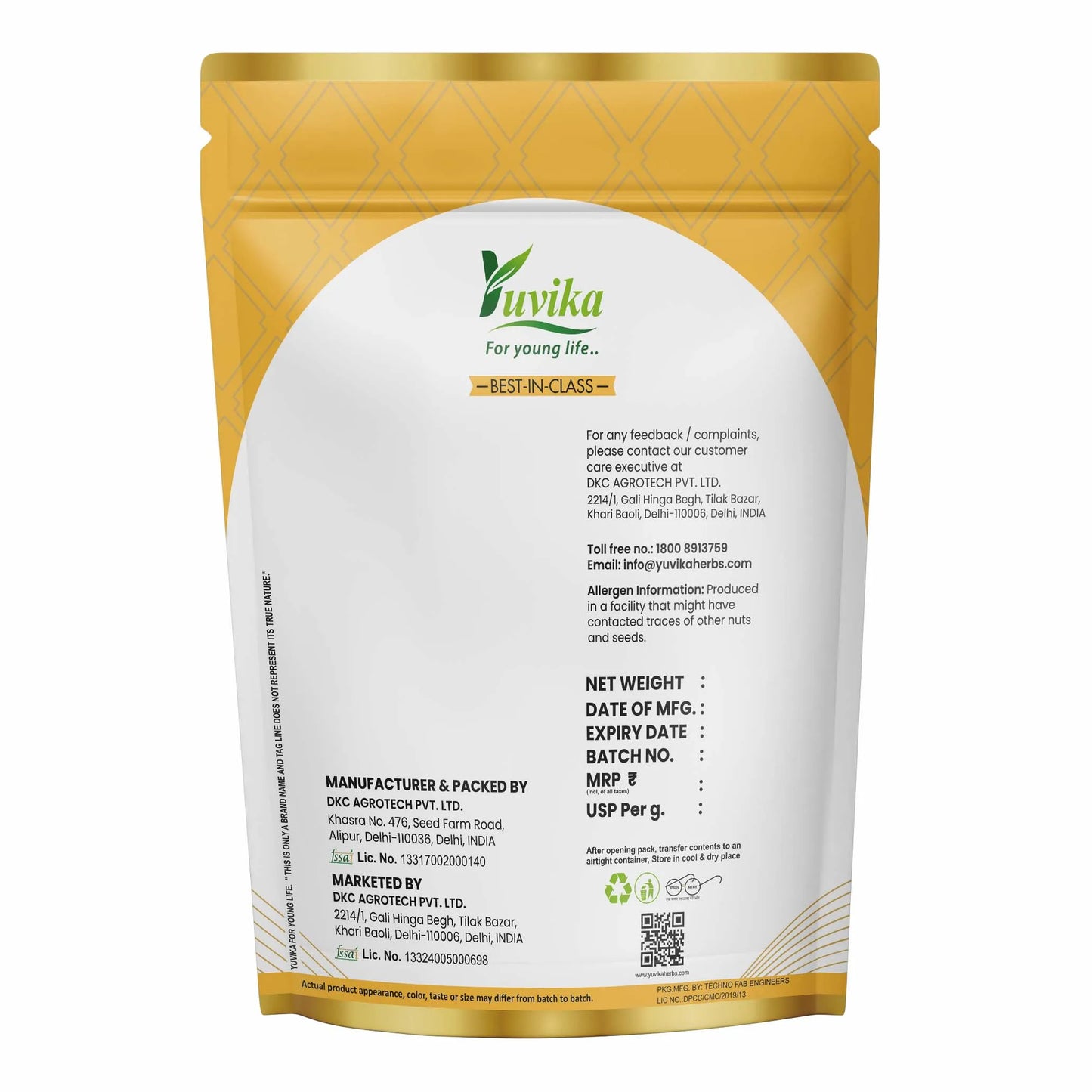 Puja Back 800g