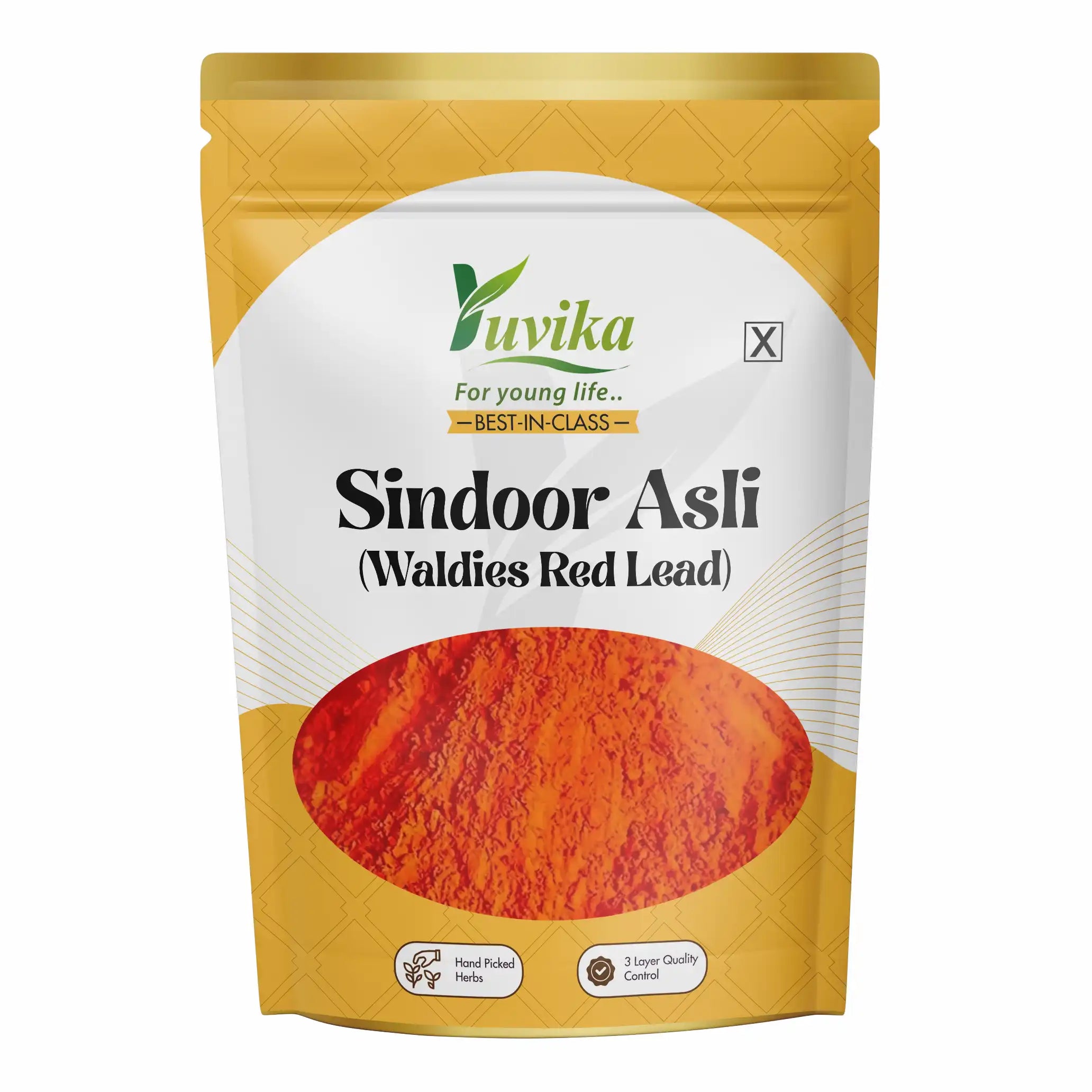 Sindoor Asli - Hanuman Ji Sindoor Waldies Red Lead - Yuvika Herbs