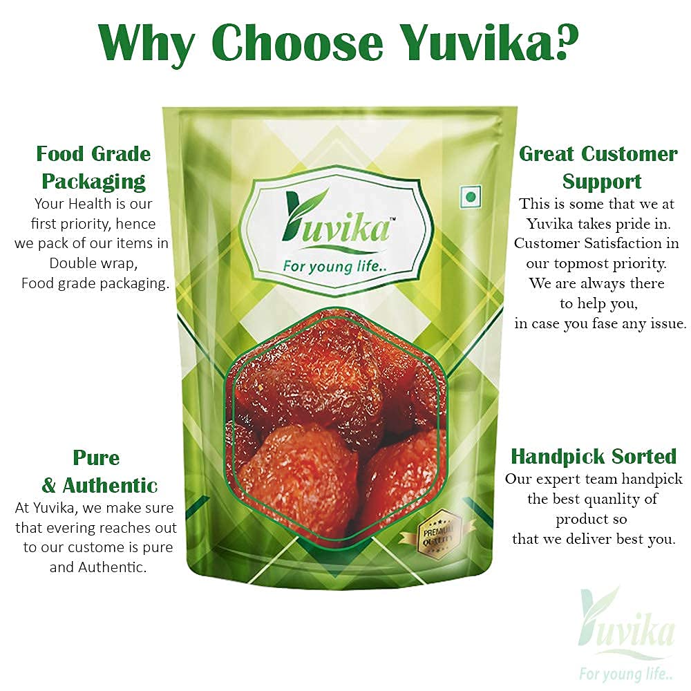 YUVIKA Aloo Bukhara Dry - Subgenus Prunus - Dried Plum (1kg)