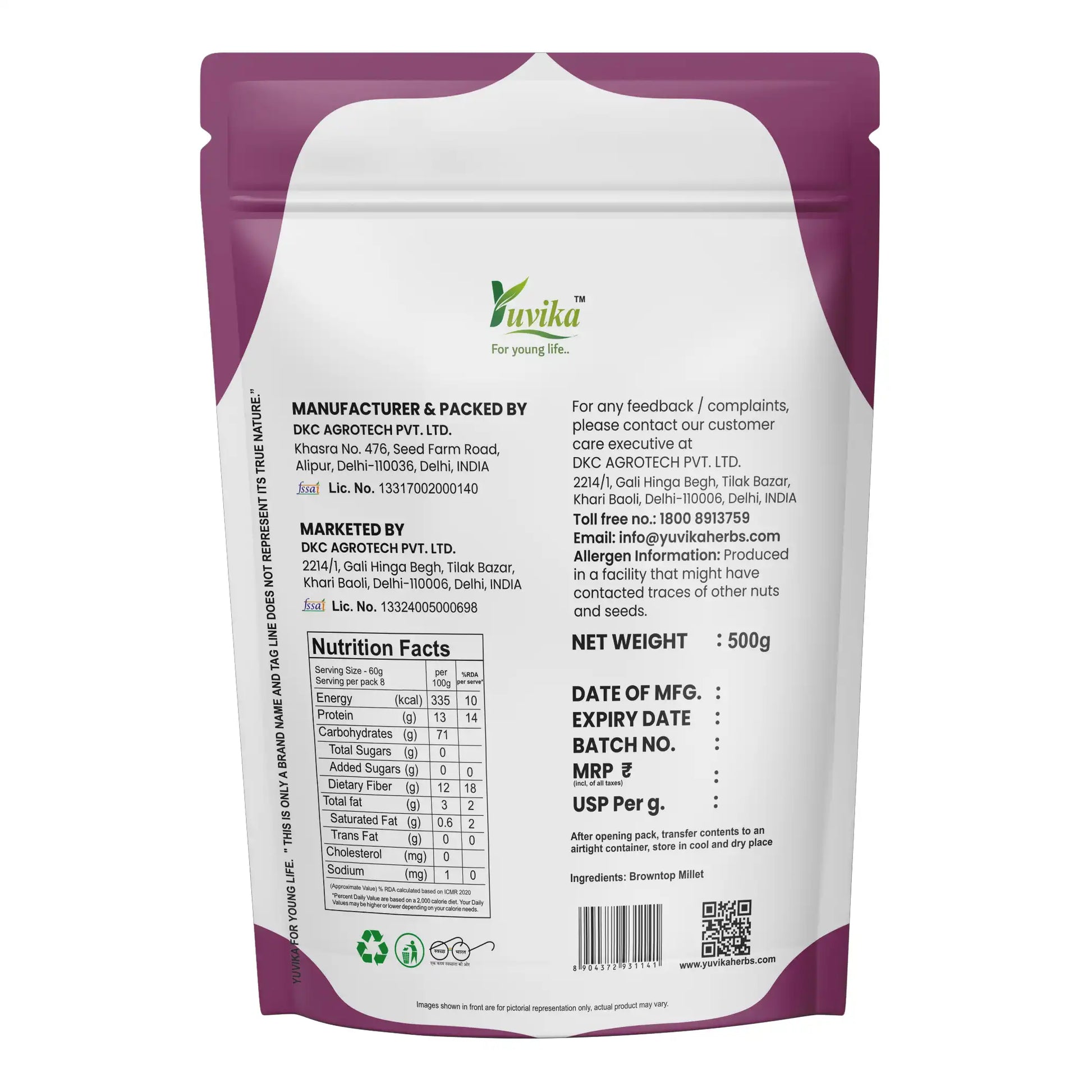 Browntop Millets Benefits