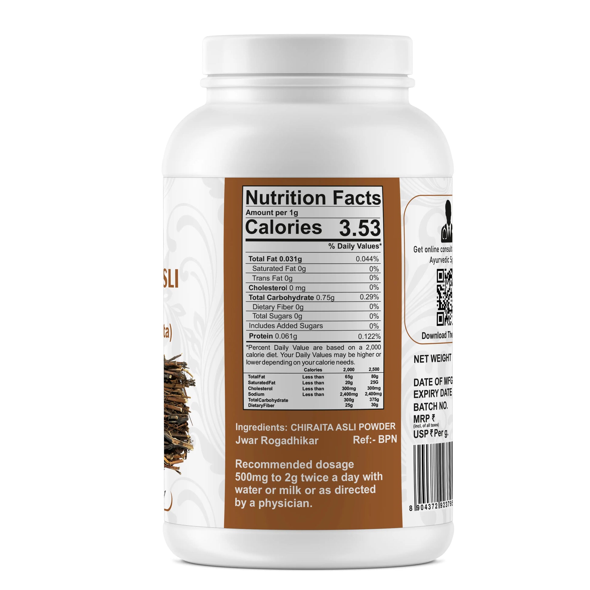 Chiraita Asli Powder