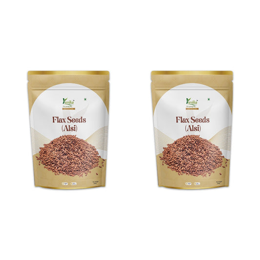Flax Seed - Alsi - Linum Usitatissimum 500gm (Pack of 2 - 250gm Each)