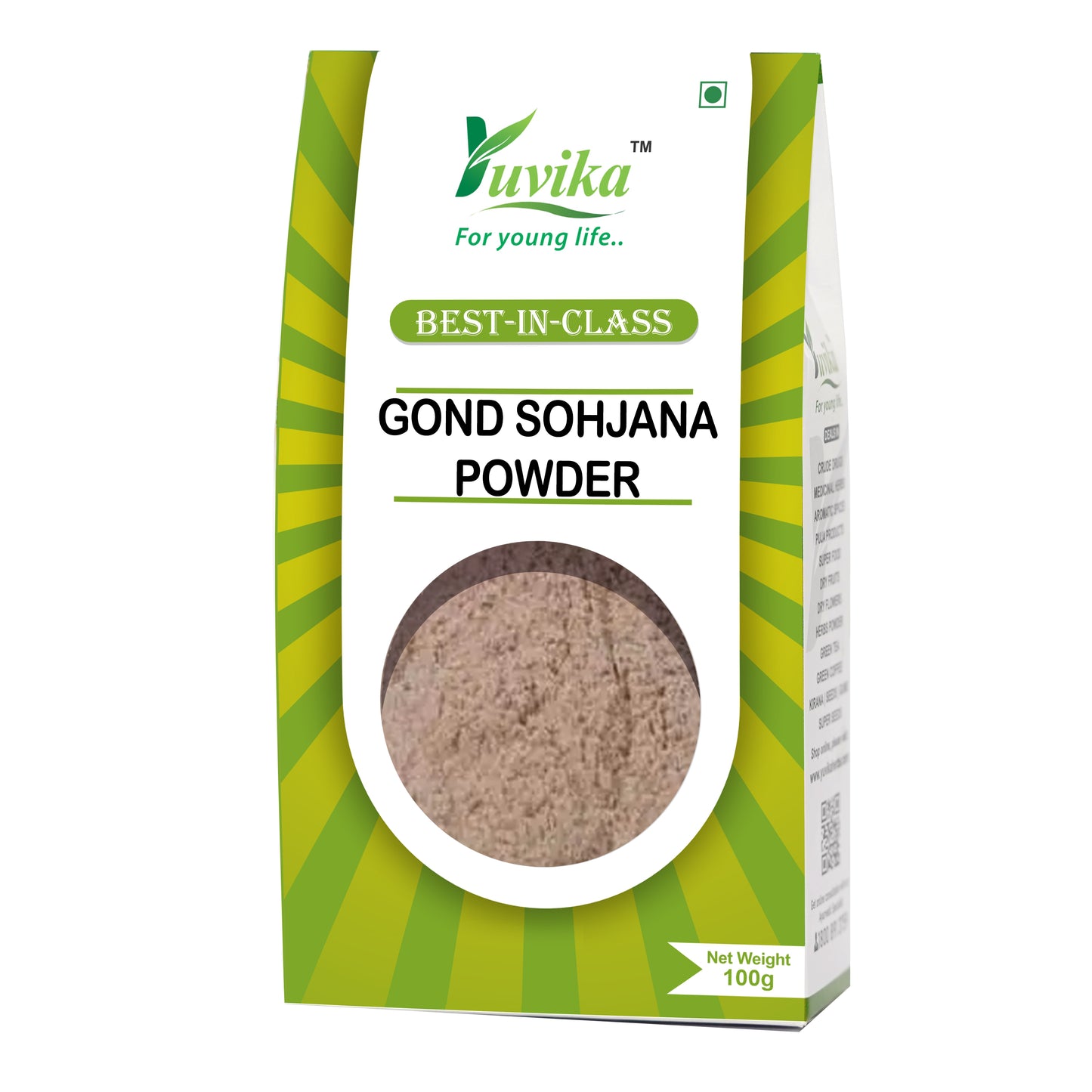 Gond Sohjana Powder - Phool Supari Lal - Moringa Gum (100g)