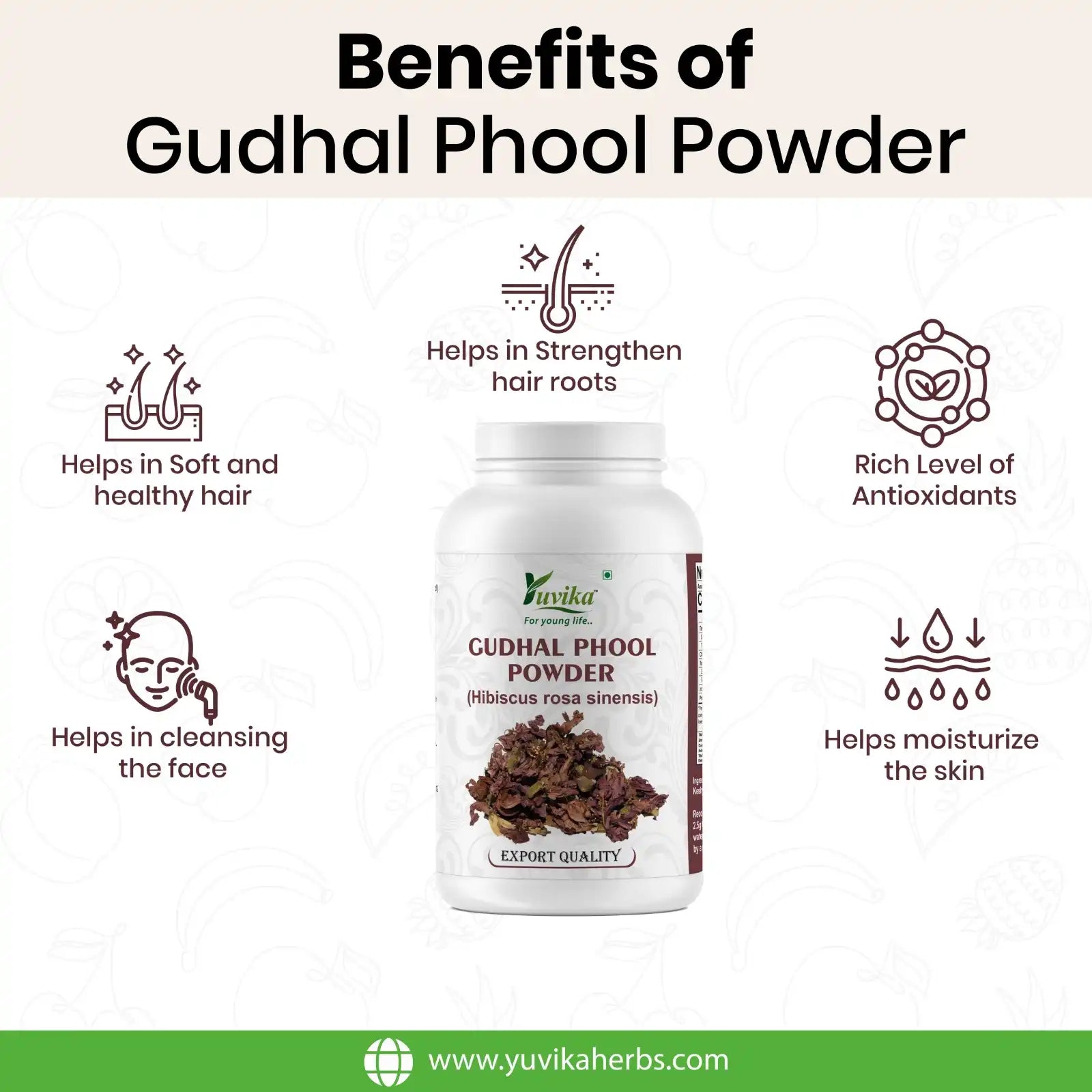 Gudhal Phool Powder