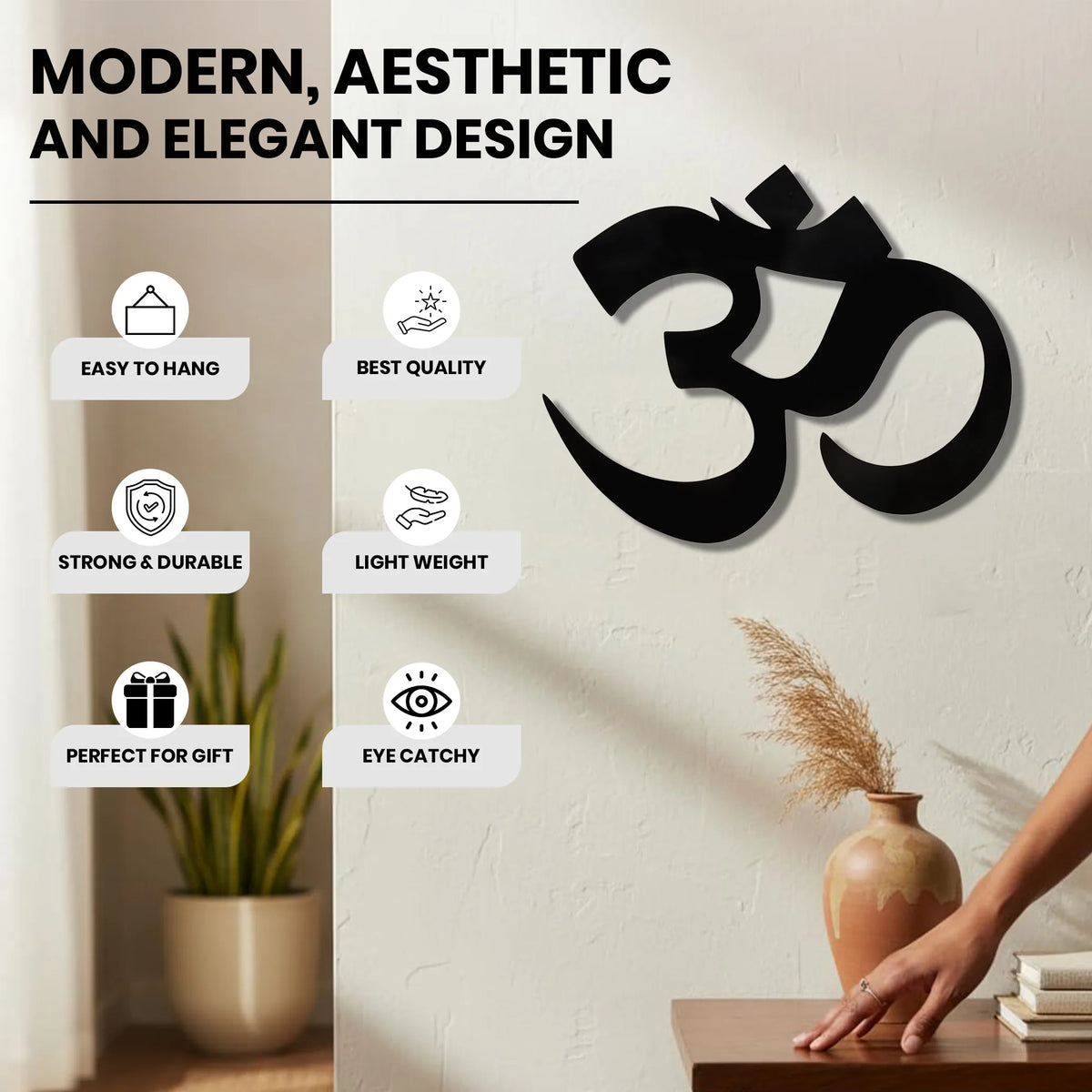 Aum Wall Design (Wooden MDF)