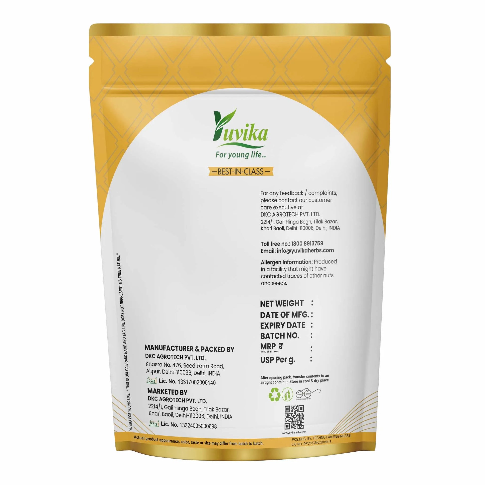 Puja Back 800g
