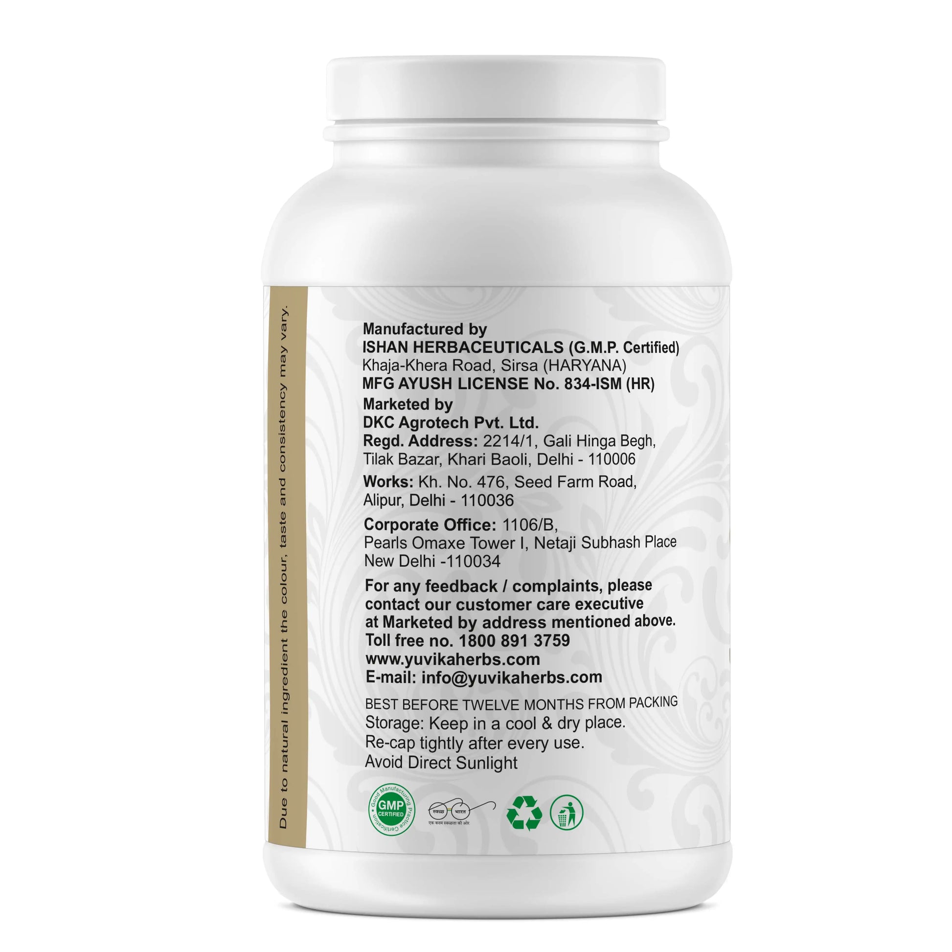 Yuvika Sitawar Safed Powder