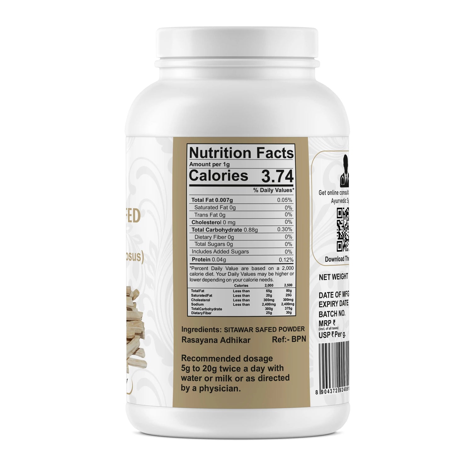 Sitawar Safed Powder