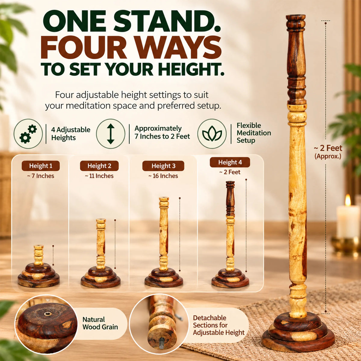 Tratak Stand (Wooden)