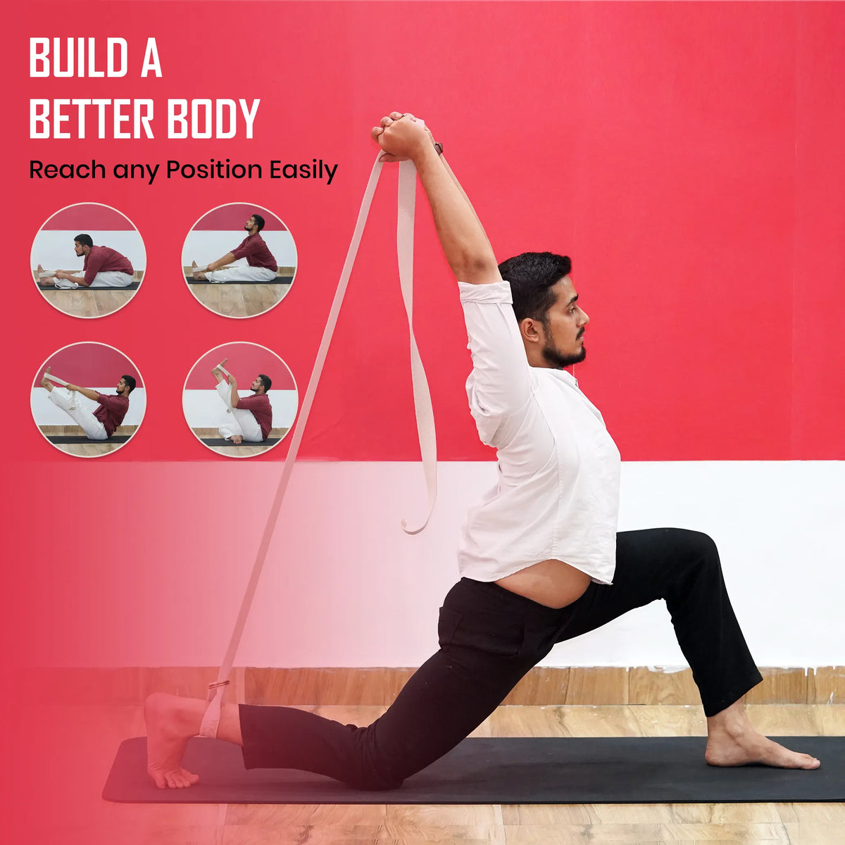 Yoga Belt (Cotton Webbing)