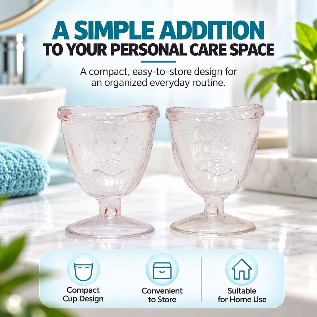 Eye Wash Cups (Set of 2)