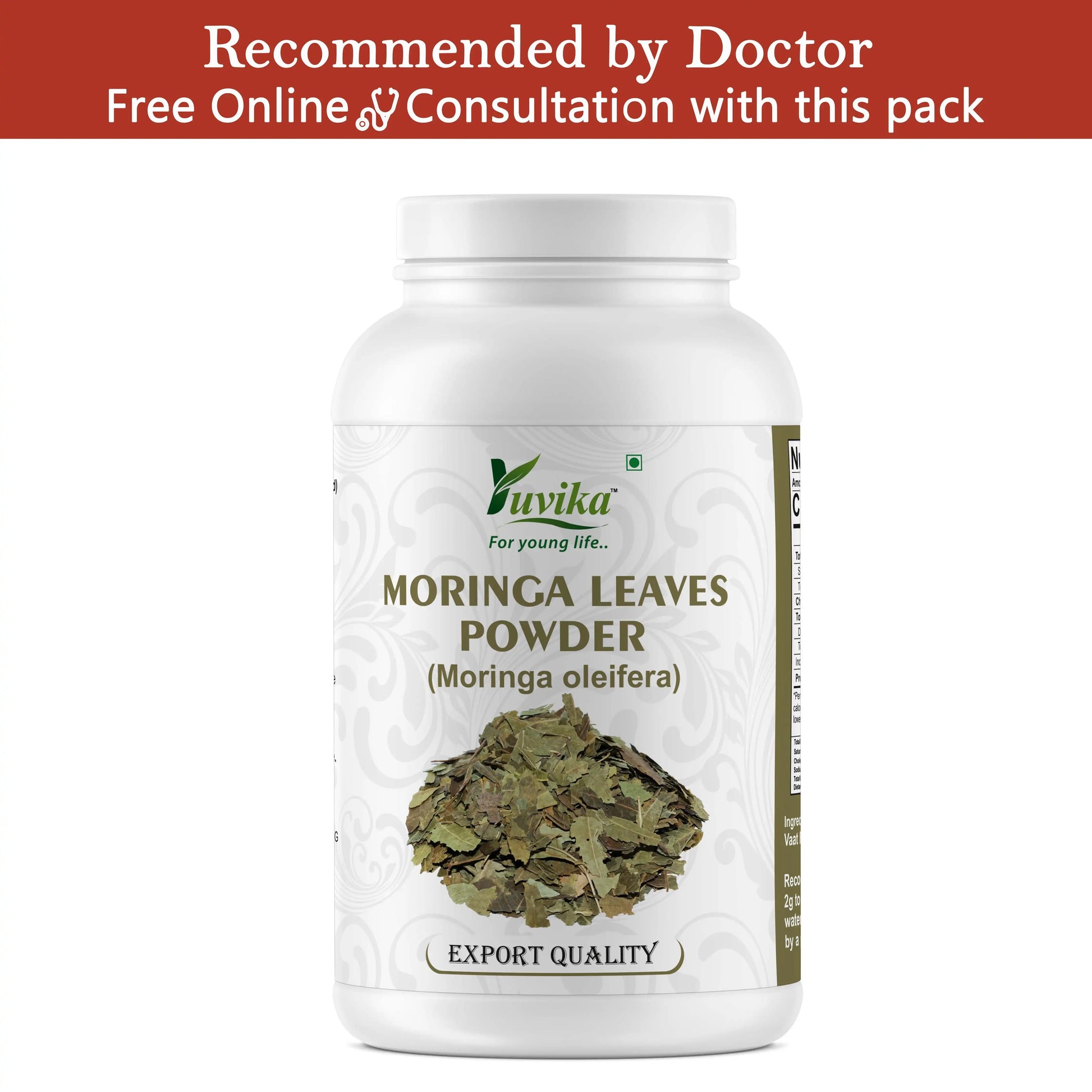 Moringa Leaves Powder Pet Jar