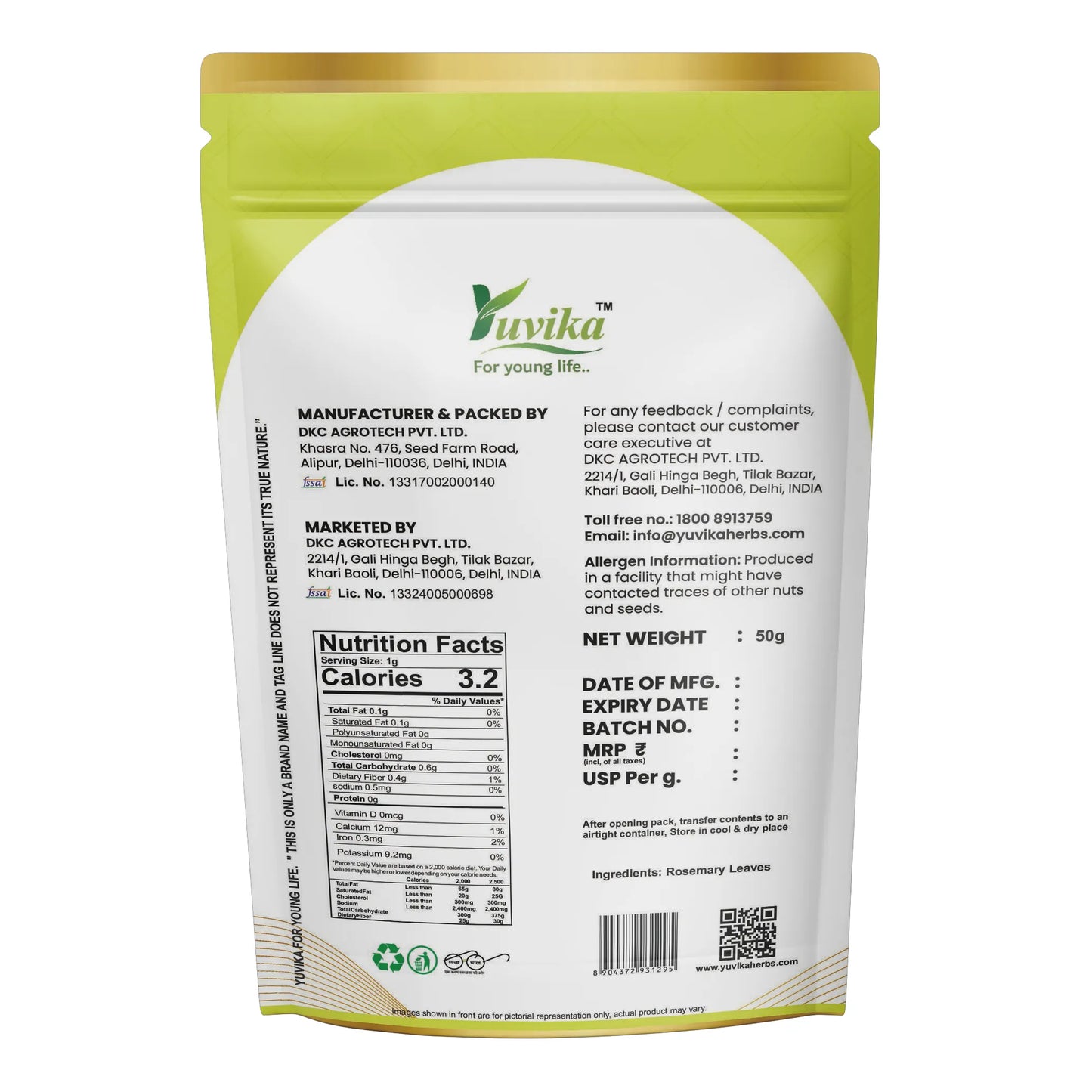 Rosemary Dried Leaves Benefits