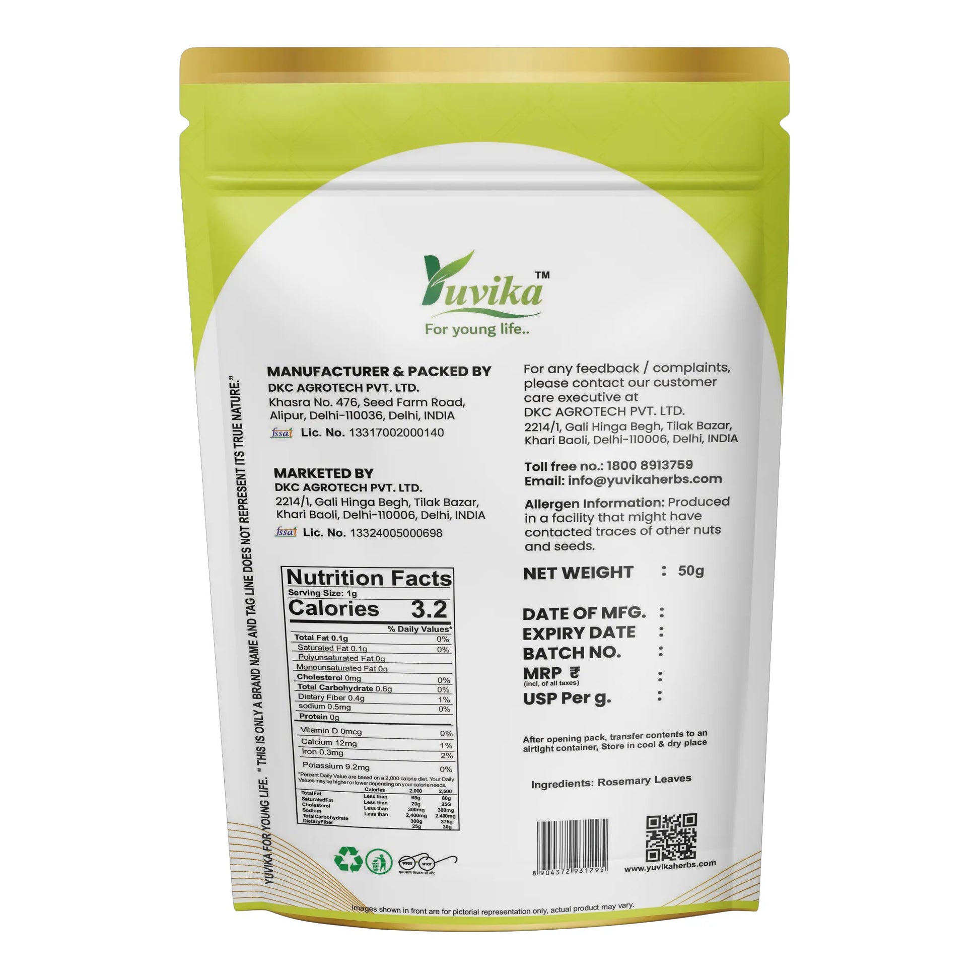 Rosemary Dried Leaves Benefits