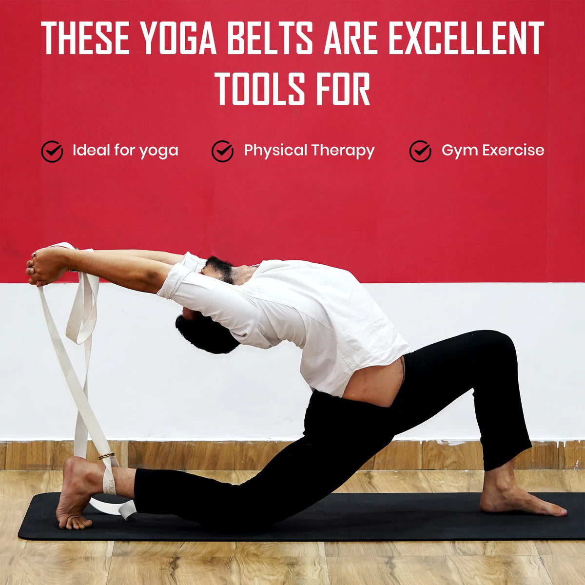 Yoga Belt (Cotton Webbing)