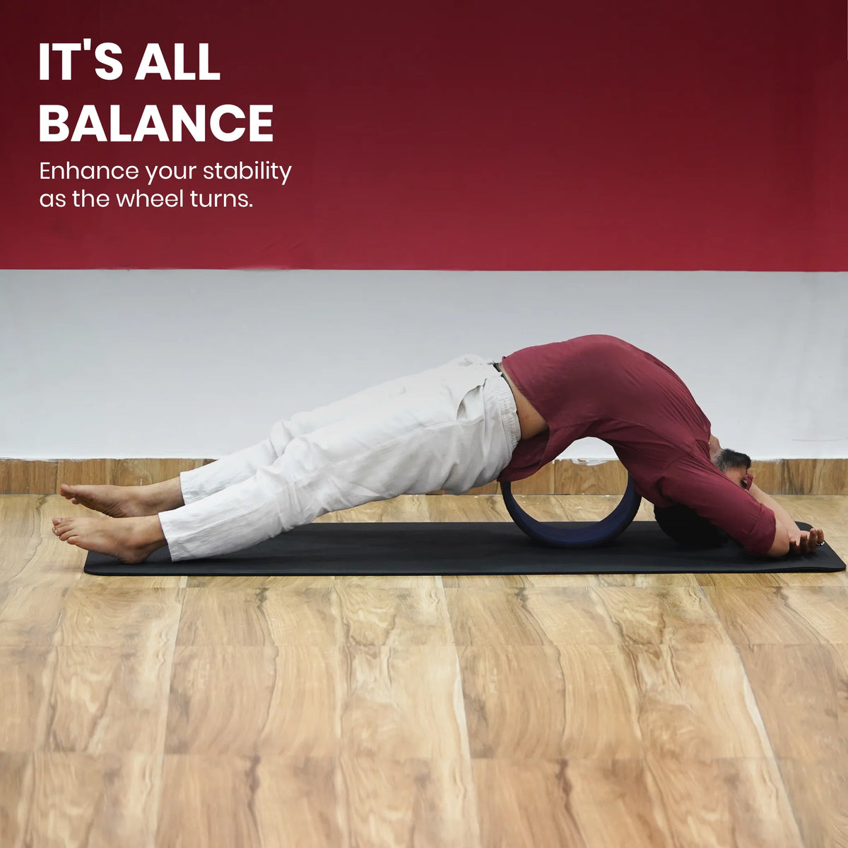 Yoga Wheel (13" Dia x 6" W)