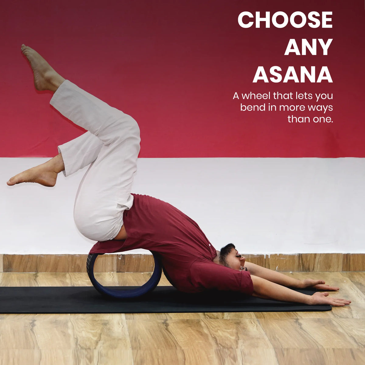Yoga Wheel (13" Dia x 6" W)